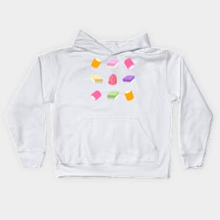 Dolly Mixture Sweets Colourful Pattern Kids Hoodie